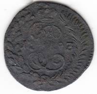 (1793, КМ) Монета Россия 1793 год 1/4 копейки   Полушка  VF